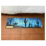 Marlboro Advertising Sign With Desert Scene