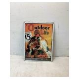 Vintage Outdoor Life Metal Sign
