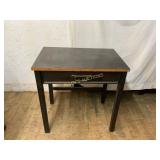 Wooden Side Table with Single Drawer