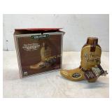 Ezra Brooks Silver Spur Decanter with Box