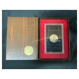 1971 Eisenhower Proof Silver Dollar in Display Cas