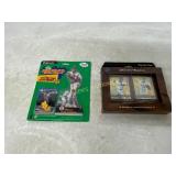 Ken Griffey Jr. Figurine Set and Braves Plaque