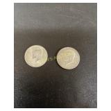 1967 Kennedy Half Dollars, 40% Silver