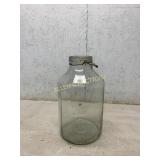 Clear Glass Jar with Wire Closure, 16 Inches Tall