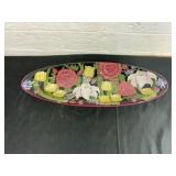 Certified International Serving Dish with Floral D
