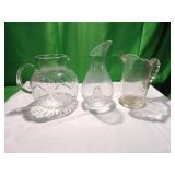 Three Glass Pitchers