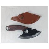 Rocker Blade Knife with Sheath