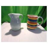 Two Ceramic Pitchers