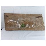 Driftwood Plaque with Home' Design