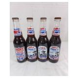 4 Pepsi Richard Petty Commemorative Bottles