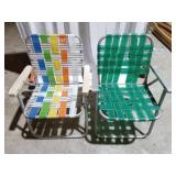 Two Outdoor Folding Chairs