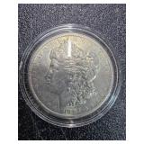 1884-O Morgan Silver Dollar in Protective Case