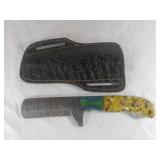 Damascus Steel Knife with Resin Handle