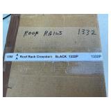 Roof Rack Crossbars, Black, Model 1332P