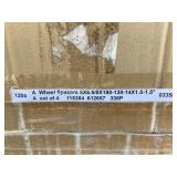 4 Wheel Spacers 8×6.5/8×180-130-14×1.5-1.5´´