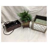 Three Decorative Planters