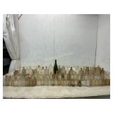 91 Assorted Glass Bottles