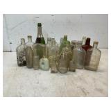 Vintage Glass Bottles Collection