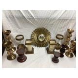 12 Decorative Candleholders and Clock