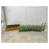 Vintage Coca-Cola Wooden Crate with 26 Bottles