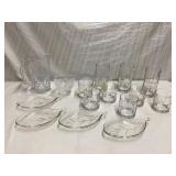 Crystal Glassware Set with 15 Pieces