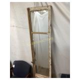 Wooden Door with Glass Panel Insert