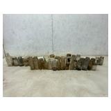 34 Assorted Glass Bottles and Jars