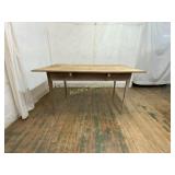 Rectangular Wooden Farm Table