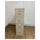 Four-Drawer Metal Filing Cabinet