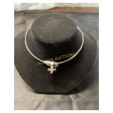 925 Sterling Silver Necklace with Cross Pendant