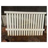White Vinyl Fence Components