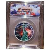 1965 4th of July Half Dollar, ICG Certified