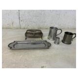 Five Decorative Metal Alloy Pieces