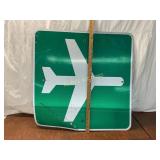 Reflective Aluminum Airport Direction Sign