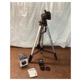 Vivitar VP-D50 Tripod with Accessories