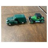 2 Die-Cast Model Cars with COAs