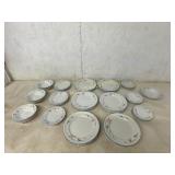 45ï¿½ Pieces Avonlea Ceramic Dishware
