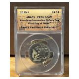 2019-S PR70 DCAM American Innovation $1 Coin