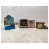 Three Vintage Clocks Including General Electric
