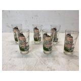 Six Character-Themed Drinking Glasses