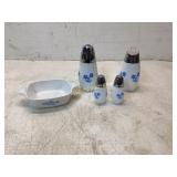 Corning Ware Blue Cornflower Kitchen Set