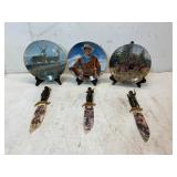 Collector Plates and Decorative Knives