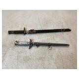 Two Military Daggers with Sheaths