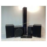 6-Piece Audio Speaker System with Subwoofers
