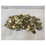 Approximately 100 Brass Cabinet Hinges