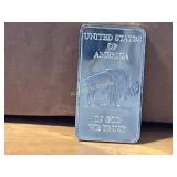 Buffalo Silver Bar 1 Troy Ounce .999 Fine Silver