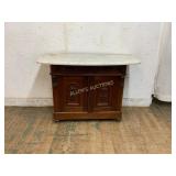 Marble Top Wooden Sideboard Cabinet