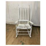 White Painted Wooden Rocking Chair