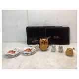 Owl-Themed Kitchenware and Decorative Lot