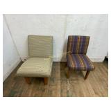 Upholstered Armless Accent Chairs